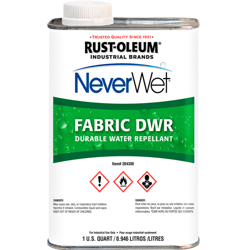 NeverWet Fabric DWR