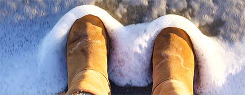 salt stains on suede boots